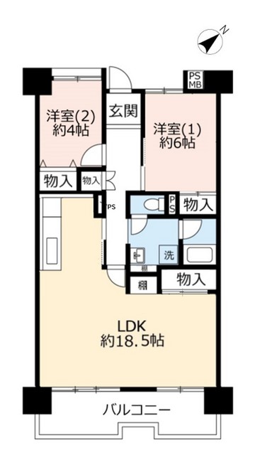 ＵＲ武庫川の間取り