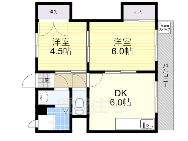 ブランミクニの間取り