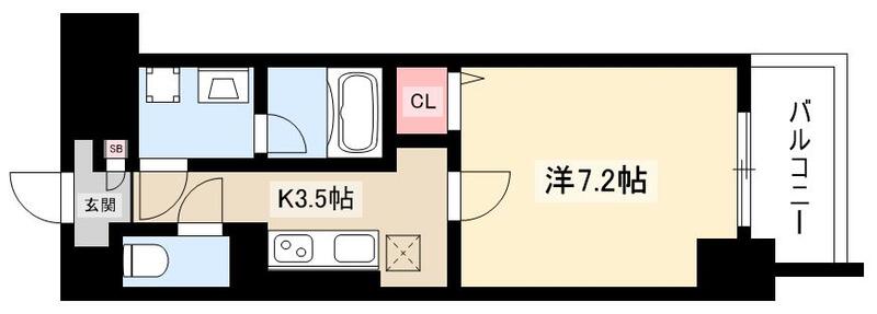 メイプル岩塚本通の間取り