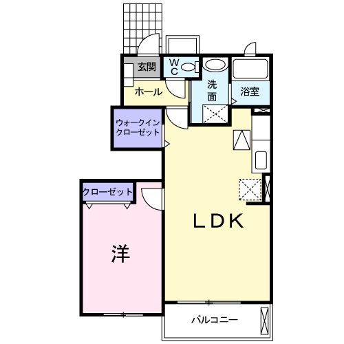 グレース　サニー　ヴィラの間取り