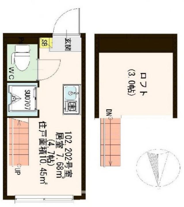 clavelの間取り