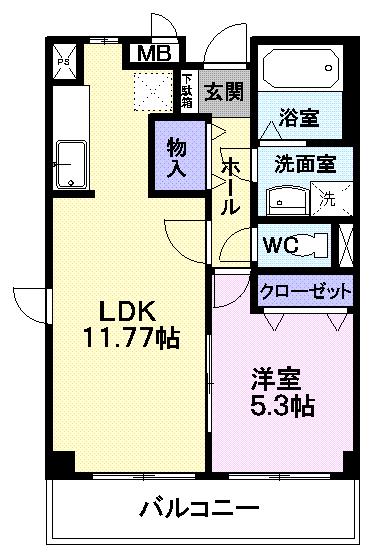 フリッシュIIIの間取り