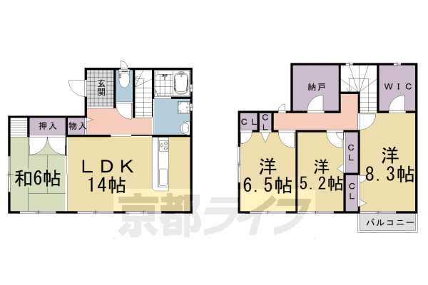 相楽郡精華町精華台のその他の間取り