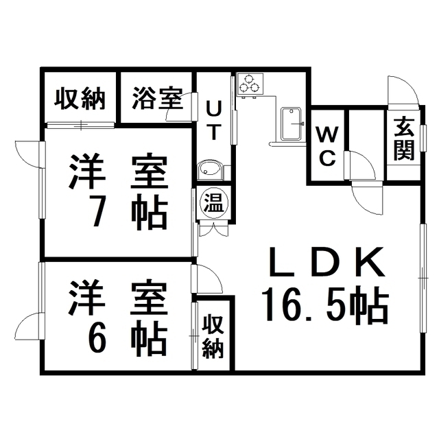 フリージアＳの間取り