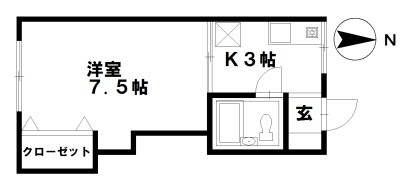 たちばなハイツの間取り