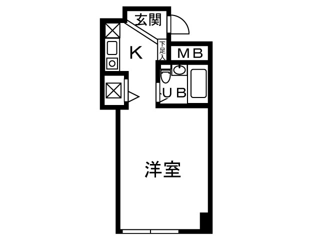 平塚市見附町のマンションの間取り