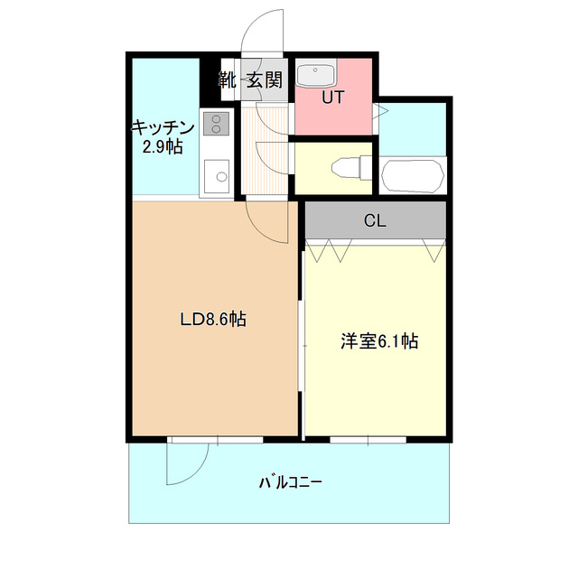 インペリアルエバー中島公園IIの間取り