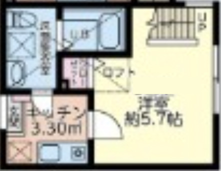 横浜市旭区本宿町のアパートの間取り