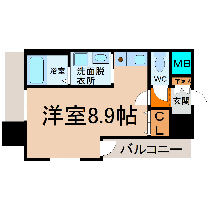 名古屋市中村区太閤のマンションの間取り