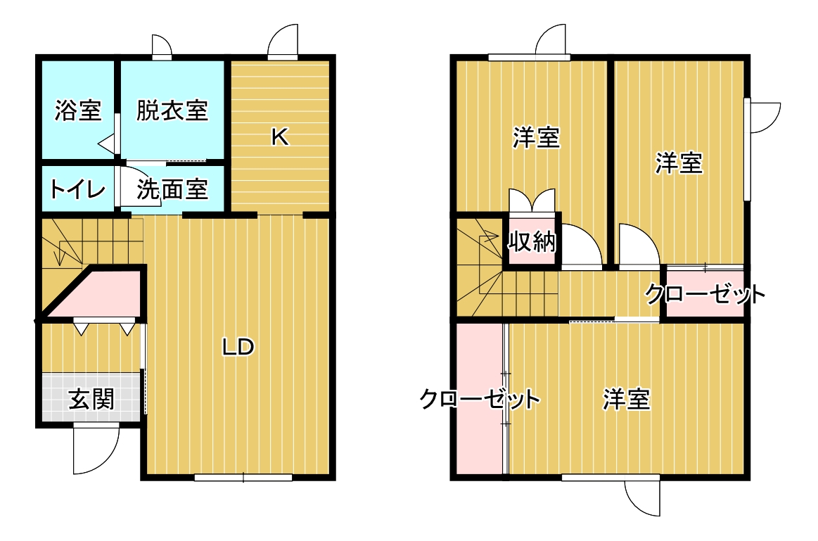 ケントタウンの間取り