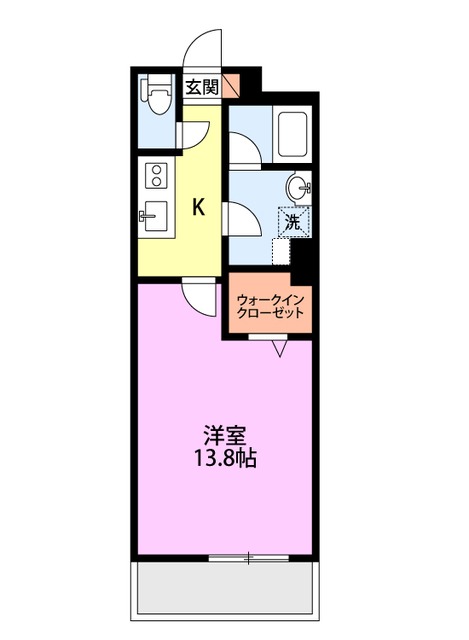 【ＲＥＳＩＤＥＮＣＥ Ｈｉｌｌ Ｅａｓｔ河渡の間取り】