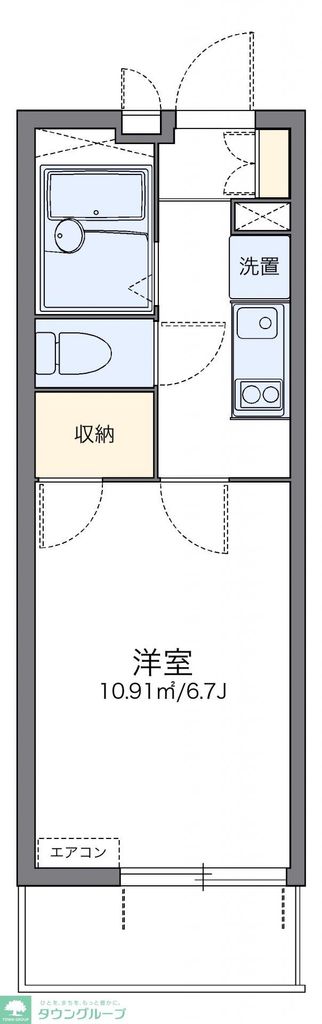 我孫子市台田のマンションの間取り