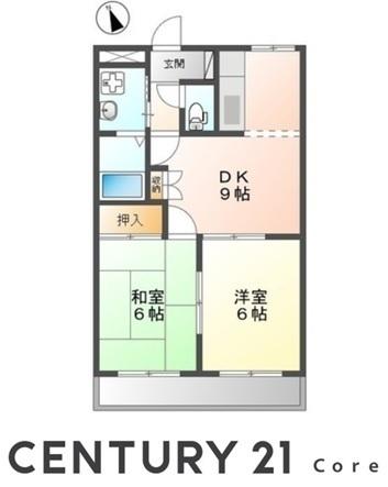 サンライト21　野洲市西河原の間取り