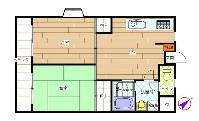 和泉コーポの間取り