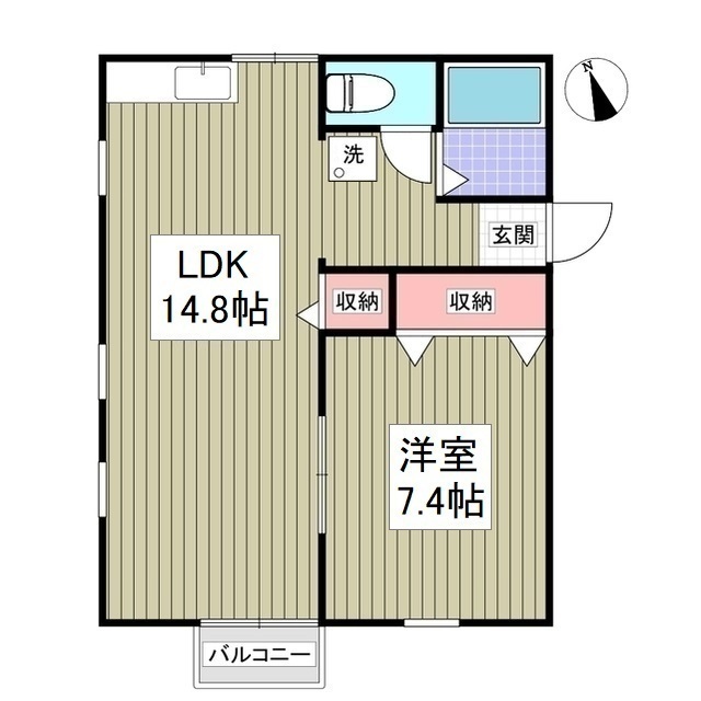 セントラルハイツアルシェの間取り