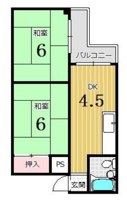 もとしろマンションの間取り