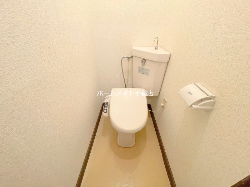 トイレ　ウォシュレット付きで快適な環境です♪