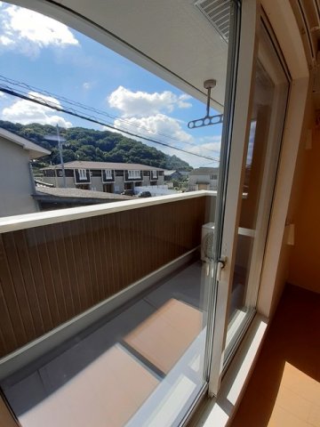 バルコニー　広々としたバルコニーです