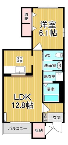ラフレシールＡの間取り