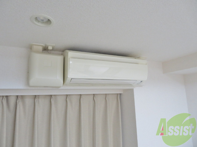 その他設備　エアコンが設置してありますので、寒暖対策もばっちり。