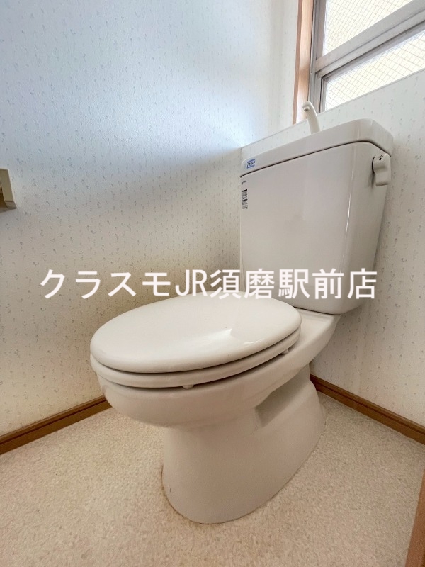 トイレ　清潔感たっぷりのトイレです。入るとホッとする、そんな空間。