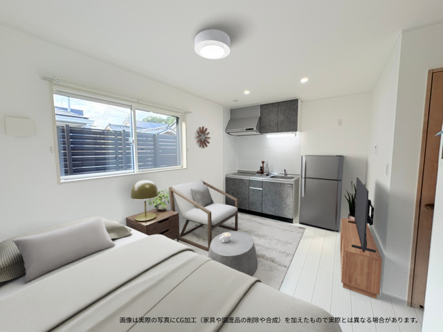 居室・リビング　※画像は実際の写真にＣＧ加工（家具や調度品の削除や合成）を加