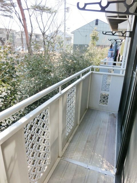バルコニー　広いバルコニーです。