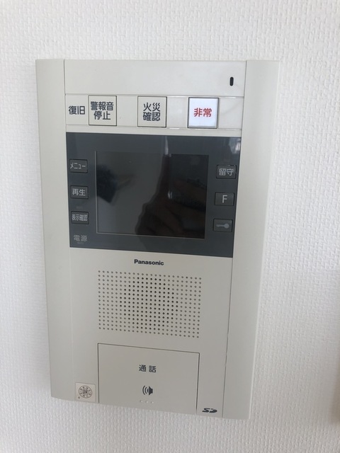 セキュリティ　モニター付インターフォン（２０２０年９月撮影）