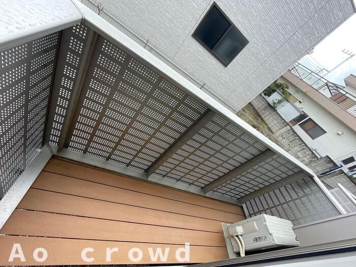 バルコニー　陽当たり良好なバルコニーです