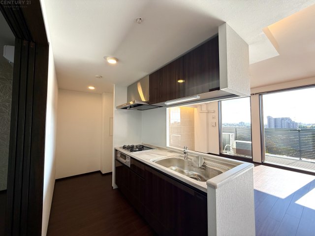 キッチン　ガスコンロ付き