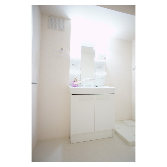 洗面設備　ウレシイ洗面ドレッサー付き