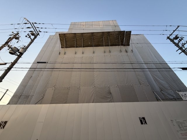 エントランス　建設中