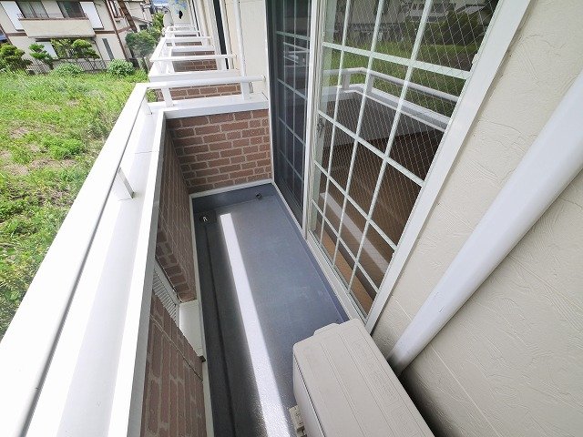 バルコニー　広々としたバルコニーです