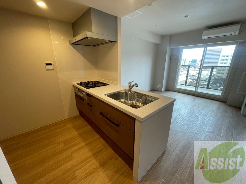 キッチン　システムキッチンなので、すぐお料理に使えます！