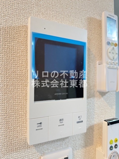 セキュリティ　訪問者が一目で分かるＴＶモニタ付インターホンです！