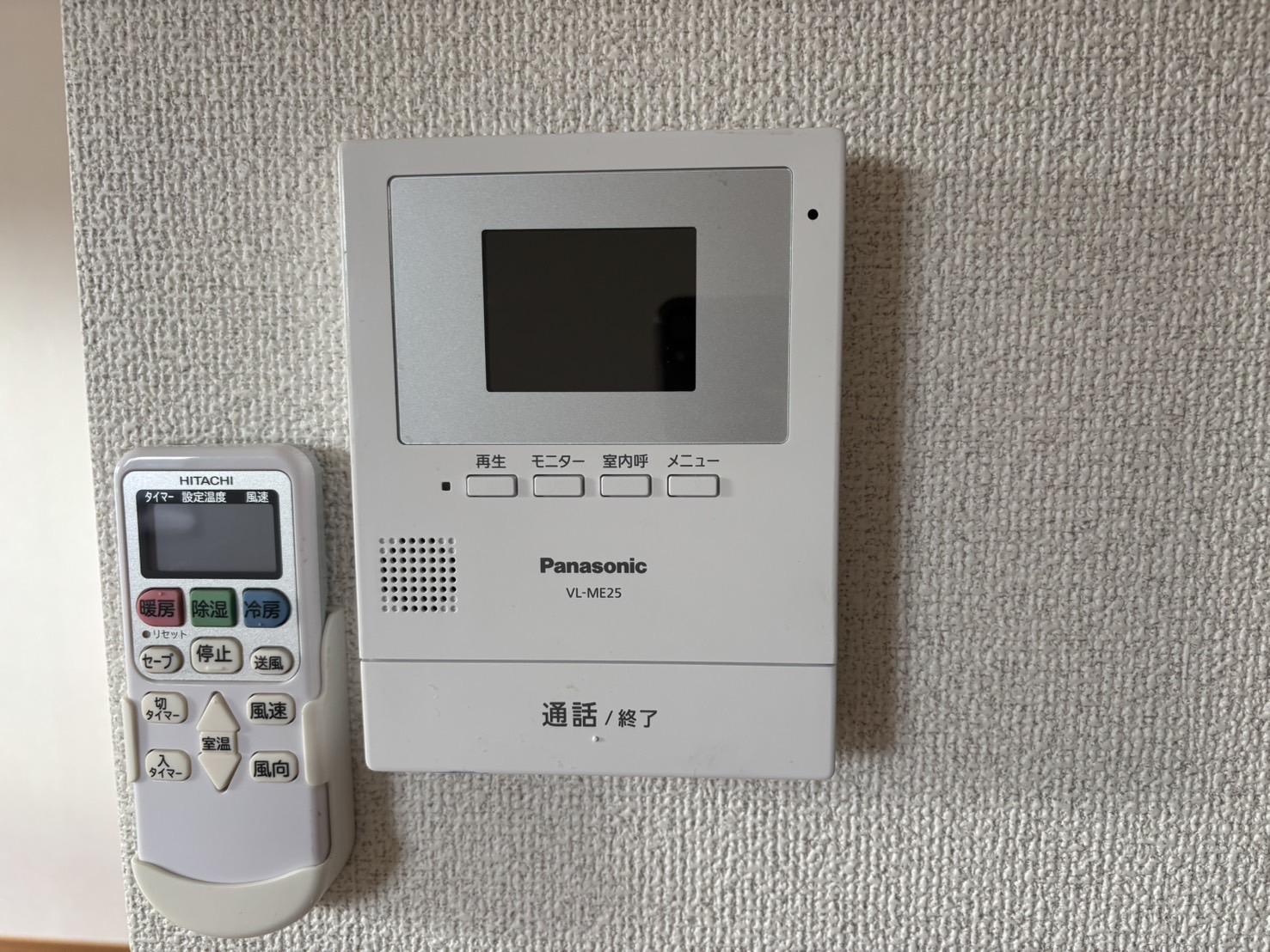 セキュリティ　録画機能付きのＴＶモニターホンです