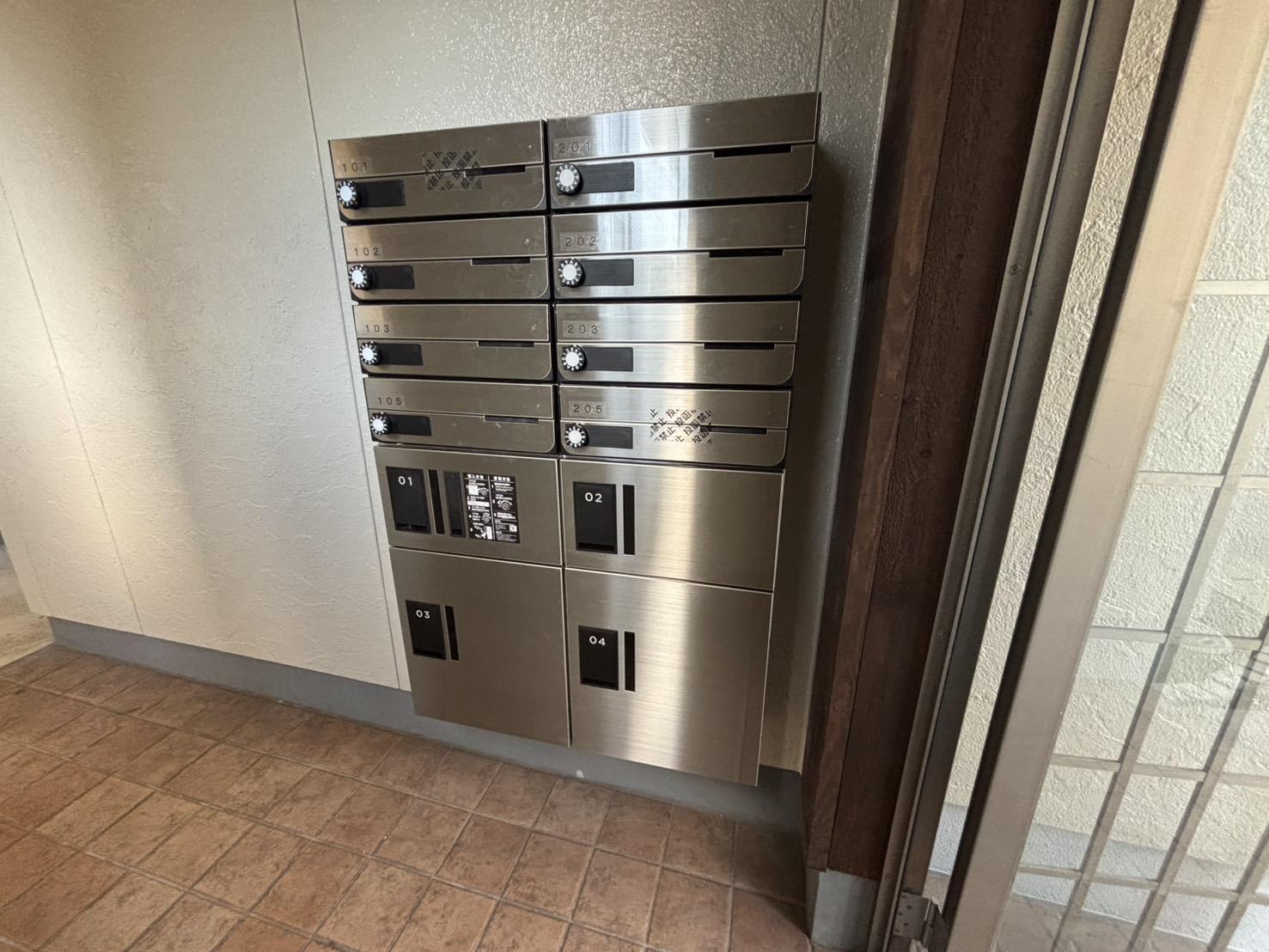 その他　集合ポスト・宅配ボックス新設しました