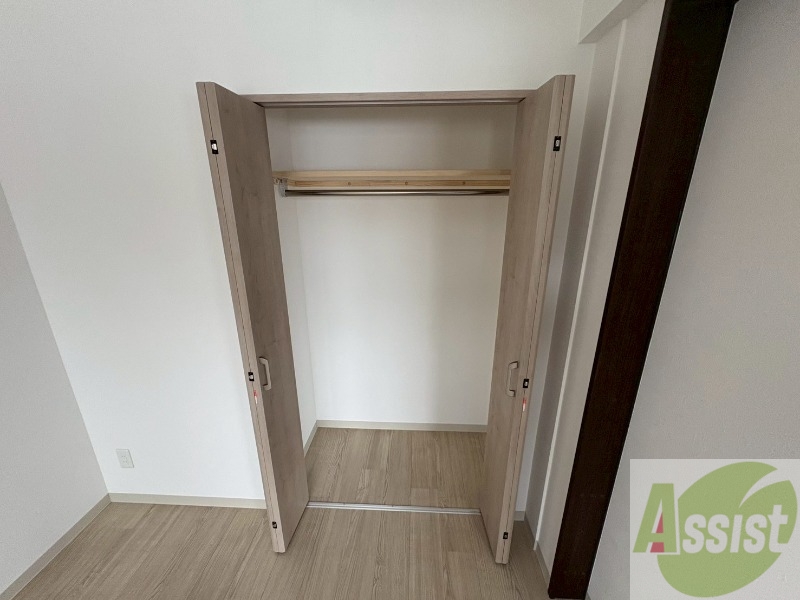 収納　洋室にはクローゼットがあるのですっきり片付きそうです。