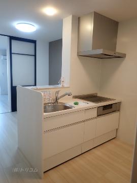 キッチン　IH＆グリル付システムキッチン