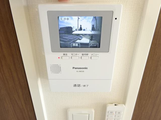 セキュリティ　カメラ付インターホン（イメージ）