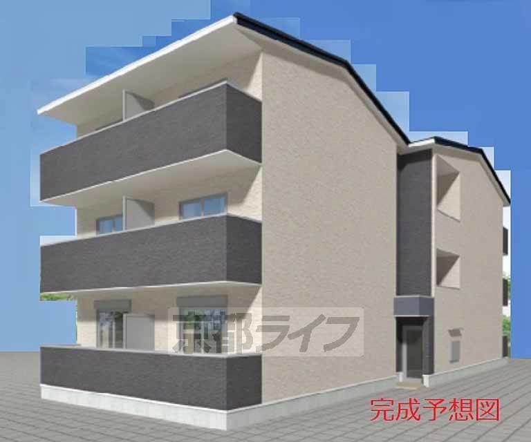 建物外観　予想図、完成予想図