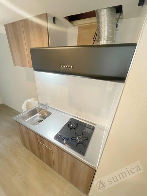 キッチン　２口システムキッチンでお料理楽しく♪♪