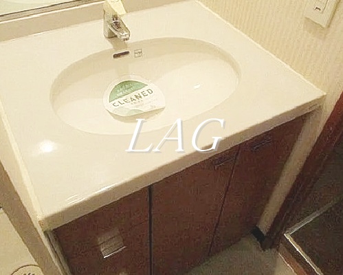 洗面設備　洗面台です。