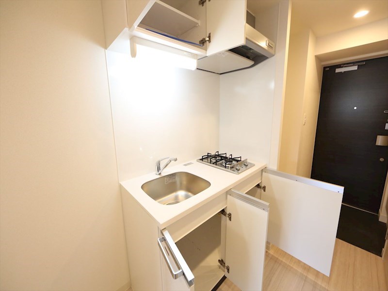 キッチン　システムキッチン（ガス2口コンロ付）