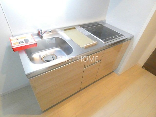 キッチン　2口IHコンロのシステムキッチンです。