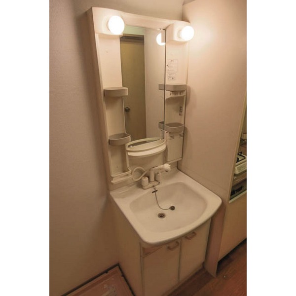 洗面設備　同じ建物の別の部屋