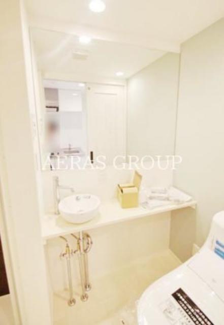 洗面設備　洗面台です。