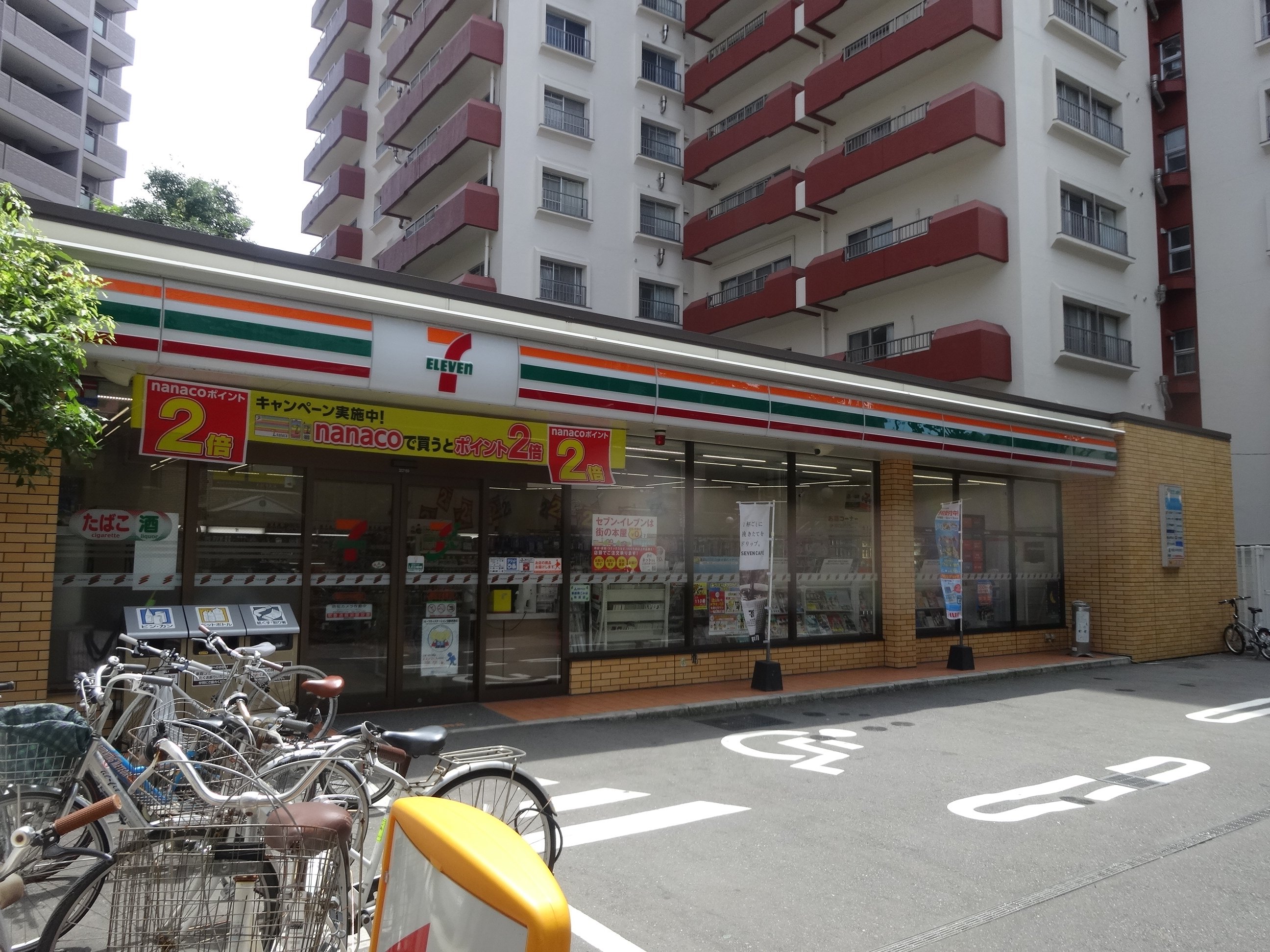 コンビニ　セブンイレブン福岡けやき通り店（コンビニ）まで258m