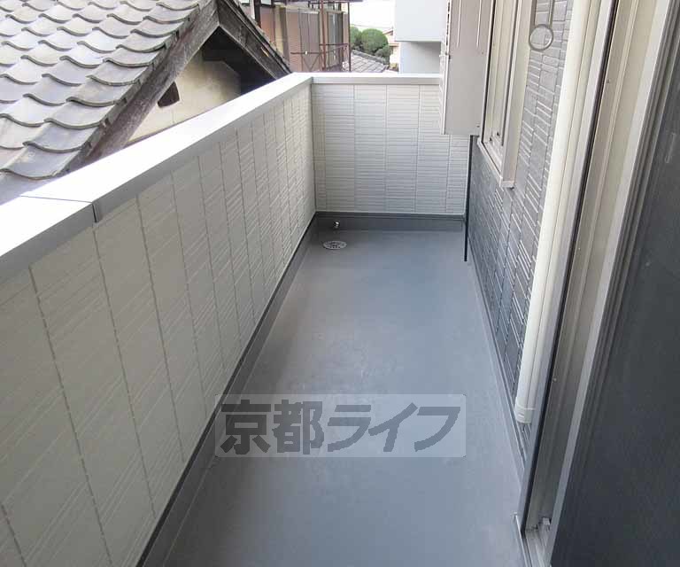 バルコニー　洗濯物もたくさん干せます