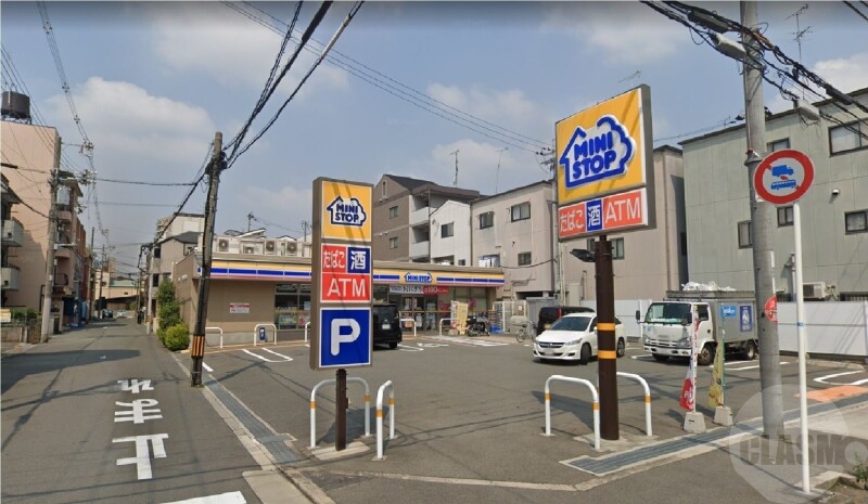 コンビニ　ミニストップ東淀川豊里4丁目店（コンビニ）まで247m